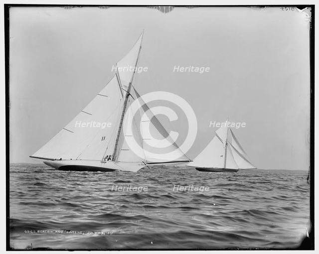 Beatrix and Oweene, 1891 July 23. Creator: Unknown.