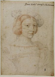 Beatrix Pacheco d'Ascalana, Comtesse d'Entremont. Artist: Clouet, Jean (c. 1485-1541)