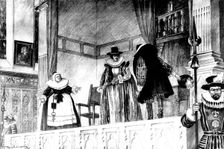 Beaumont and Fletcher's comedy, "The Coxcomb," performed by the Elizabethan Stage Society, 1898. Creator: Unknown