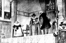 Beaumont and Fletcher's comedy, "The Coxcomb," performed by the Elizabethan Stage Society, 1898. Creator: Unknown