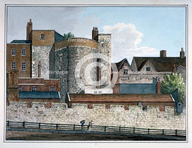 Beauchamp Tower, Tower of London, 1801. Artist: Charles Tomkins