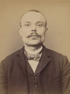 Beaufort. Gilbert. 32 ans, né à Paris Xle. ébéniste. Anarchiste. 5/3/94., 1894. Creator: Alphonse Bertillon