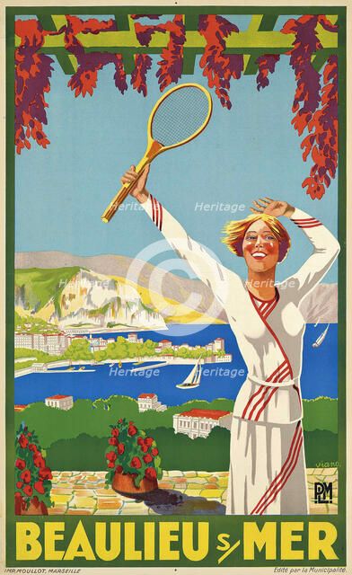 Beaulieu sur Mer, c. 1925. Creator: Viano (active 1920s-1930s).