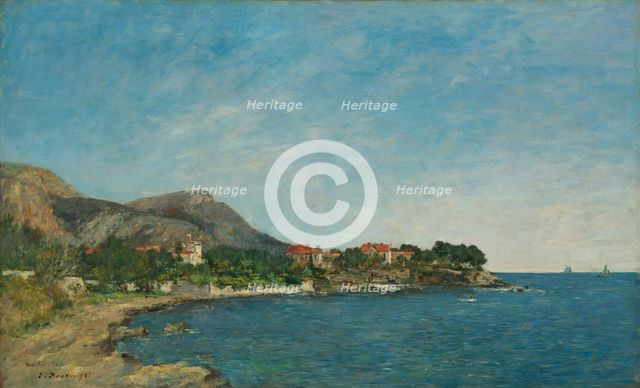 Beaulieu: The Bay of Fourmis, 1892. Creator: Eugene Louis Boudin.