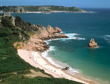 Beauport Bay, Jersey, Channel Islands. Creator: Peter Thompson