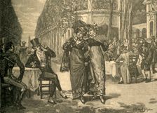 Beaus and belles of the Regency period, early 19th century (c1890). Creator: Henry Gillard Glindoni