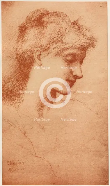 Beauty, 1887-1889. Creator: Edward Burne-Jones (British, 1833-1898); Imprimerie Champenois.