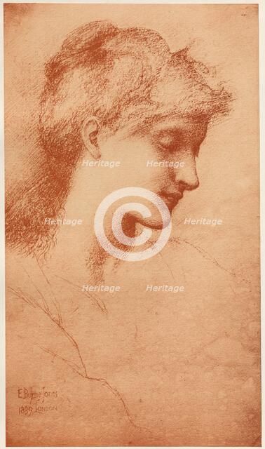 Beauty, 1887-1889. Creator: Edward Burne-Jones (British, 1833-1898); Imprimerie Champenois.