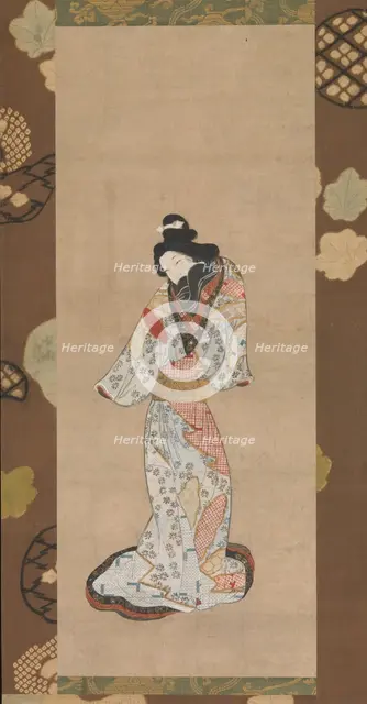 Beauty of the Kanbun Era, late 17th century. Creator: Unknown.