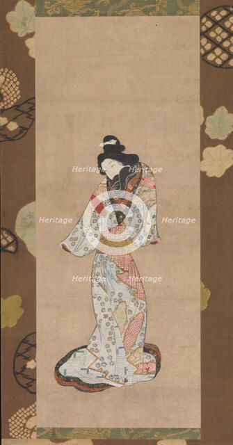 Beauty of the Kanbun Era, late 17th century. Creator: Unknown.