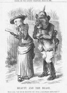 Beauty and the Beast 1885. Artist: Joseph Swain