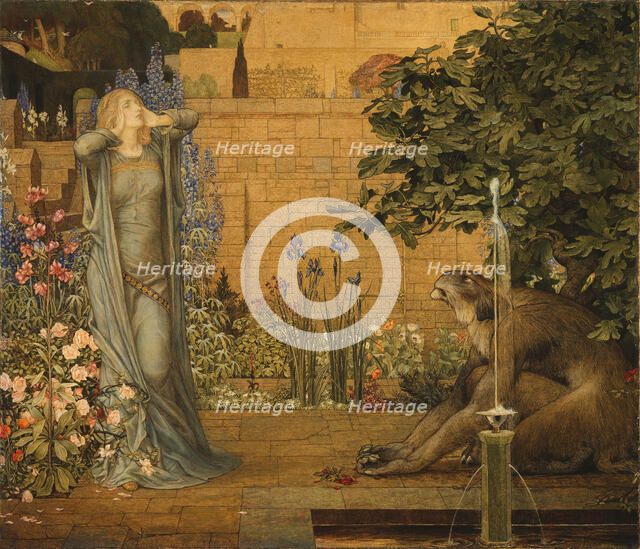 Beauty and the Beast, 1904. Creator: John Dickson Batten.