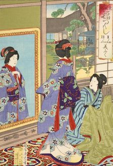 Beauty, between c1887 and c1890. Creator: Chikanobu Yoshu