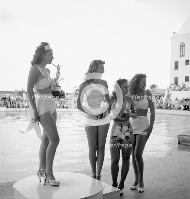 Beauty contest, Miami, Florida, USA, 1954 Artist: Göran Algård