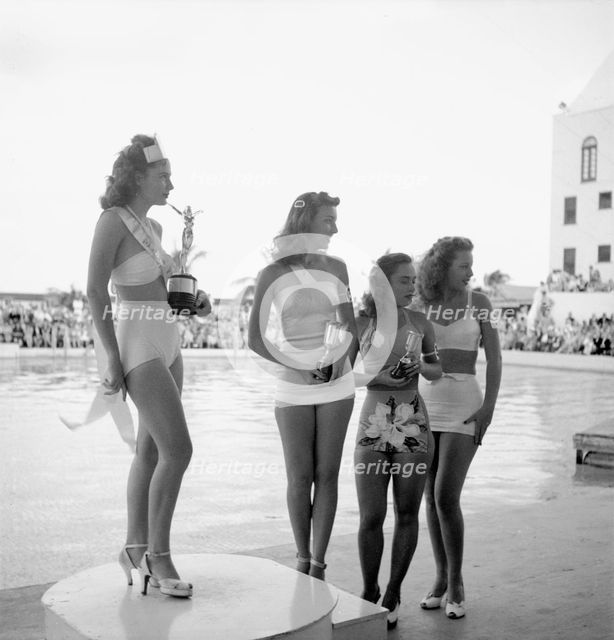 Beauty contest, Miami, Florida, USA, 1954 Creator: Göran Algård.