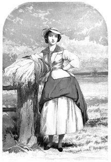 Beauties of England and Wales - "A Reaper", Worcestershire - by J. Absolon - exhibited in the New Wa Creator: Unknown