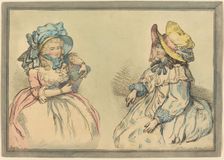 Beauties, published 1792. Creator: Thomas Rowlandson
