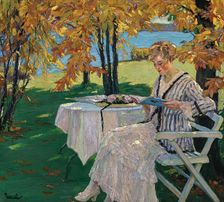 Beautiful autumn days, Early 1930s. Creator: Cucuel; Edward (1875-1954)