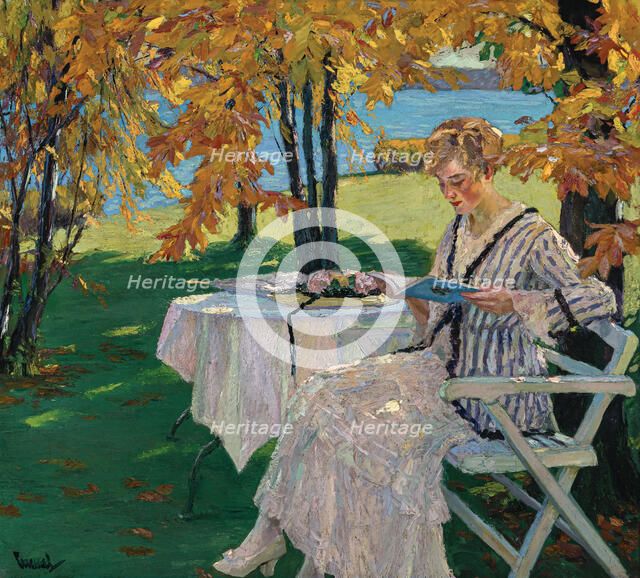 Beautiful autumn days, Early 1930s. Creator: Cucuel; Edward (1875-1954).