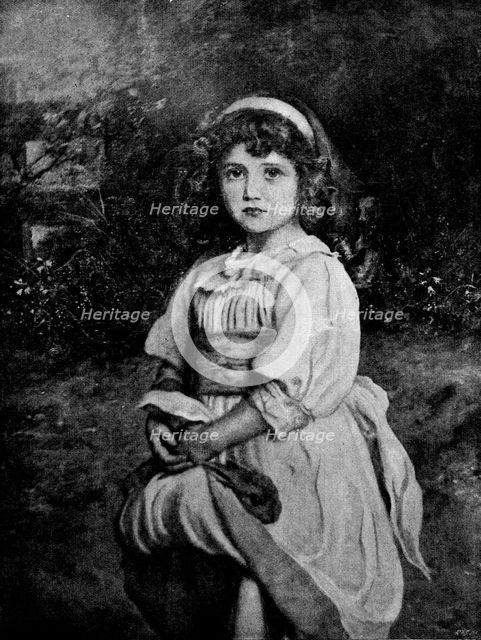 Beautiful Children at the Grafton Gallery: Orphans - Sir John E. Millais, R.A., 1895. Creator: Andre & Sleigh.