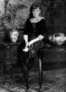 Beautiful Children at the Grafton Gallery: Mabel, Daughter of C. J. Galloway...E. J. Gregory, 1895. Creator: Unknown