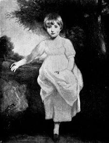 Beautiful Children at the Grafton Gallery: Miss Harriet Cholmondeley - John Hoppner, R.A., 1895. Creator: George Meisenbach