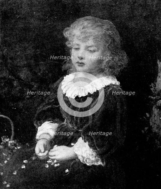 Beautiful Children at the Grafton Gallery: The Broken Daisy Chain - J. Sant, R.A., 1895. Creator: Unknown.