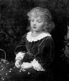 Beautiful Children at the Grafton Gallery: The Broken Daisy Chain - J. Sant, R.A., 1895. Creator: Unknown