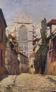 Beauvais Cathedral c20th century (1933). Artist: Herbert Gordon Warlow