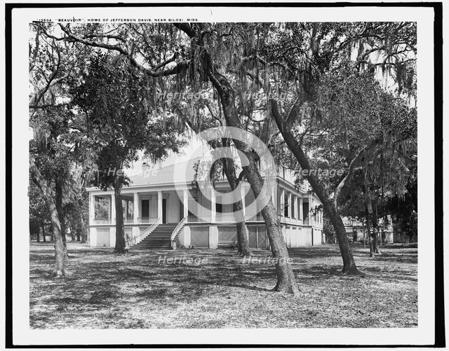 Beauvoir, home of Jefferson Davis, near Biloxi, Miss., c1901. Creator: Unknown.