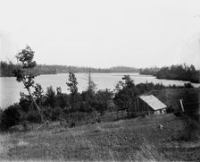 Beaver Dam Lake, Wis. from Fuller's Farm, between 1880 and 1899. Creator: Unknown
