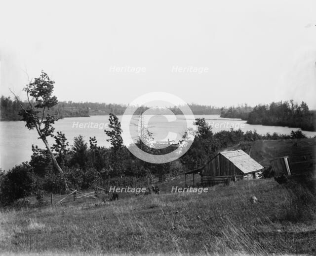 Beaver Dam Lake, Wis. from Fuller's Farm, between 1880 and 1899. Creator: Unknown.
