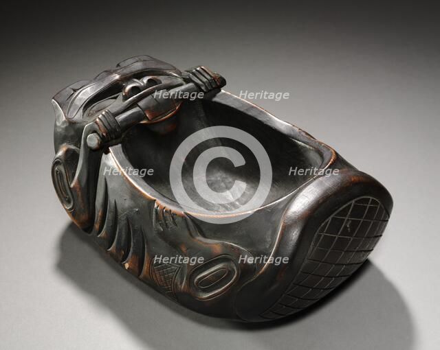 Beaver-Shaped Bowl, c. 1890-1920. Creator: Unknown.