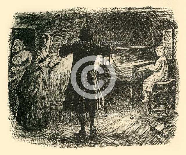 'Beckoned silently to the rest to follow him', (1907). Creator: Unknown.