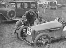 Becke Special car at the Shelsley Walsh Amateur Hillclimb, Worcestershire, 1929. Artist: Bill Brunell