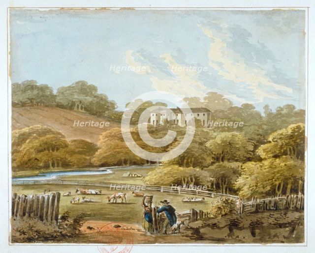 Beckenham Place and grounds, Beckenham, Kent, c1790. Artist: Anon