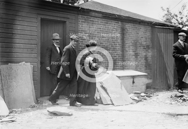 Becky Edelson [i.e., Edelsohn] taken from jail, 1914. Creator: Bain News Service.