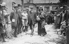 Becky Edelson [i.e., Edelsohn] under arrest -- Tarrytown, 1914. Creator: Bain News Service