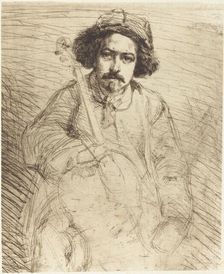 Becquet, 1859. Creator: James Abbott McNeill Whistler