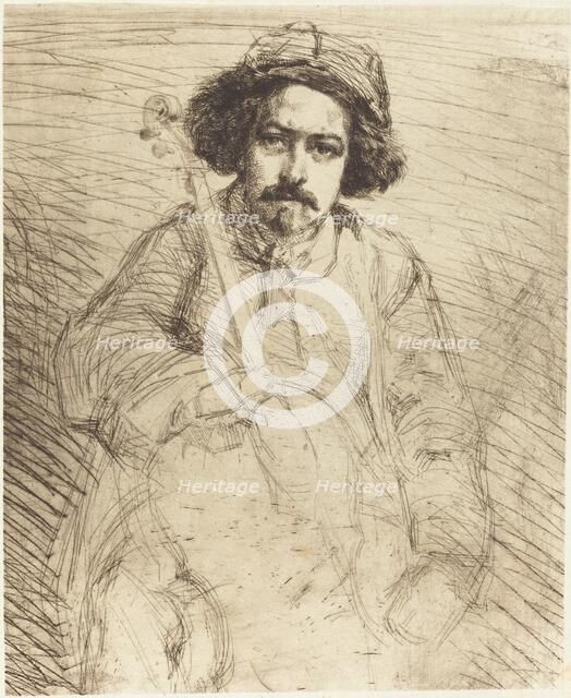Becquet, 1859. Creator: James Abbott McNeill Whistler.