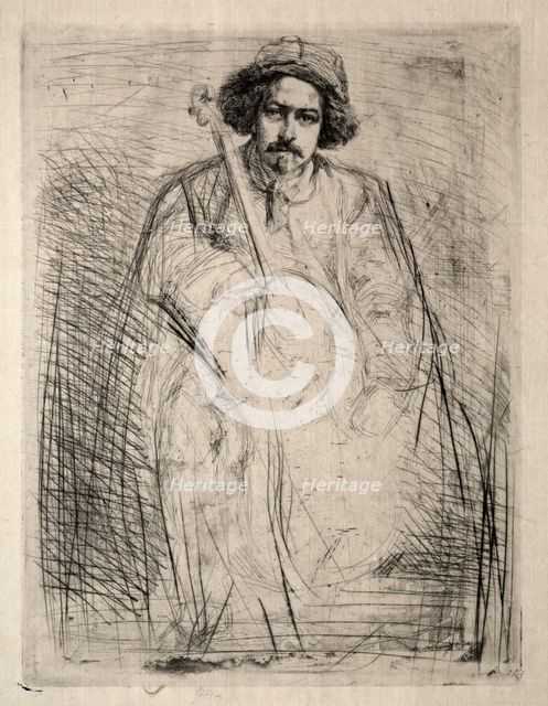 Becquet, 1871. Creator: James McNeill Whistler (American, 1834-1903).