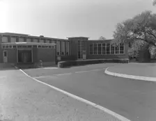 Becton Dickinson, East Rutherford, New Jersey, 1952. Creator: Gottscho-Schleisner, Inc