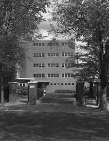 Becton Dickinson, East Rutherford, New Jersey, 1953. Creator: Gottscho-Schleisner, Inc