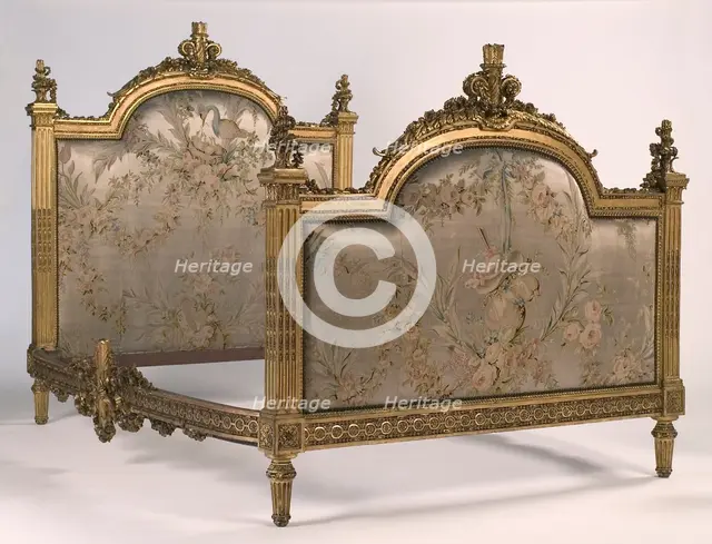 Bed, 1700s. Creator: Georges Jacob (French, 1739-1814), attributed to.