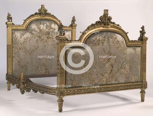 Bed, 1700s. Creator: Georges Jacob (French, 1739-1814), attributed to.