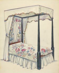 Bed, 1935/1942. Creator: Isadore Goldberg