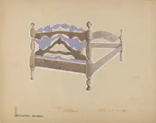Bed, 1935/1942. Creator: Reimer, Richard