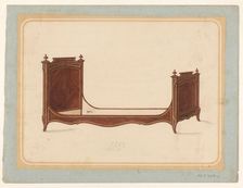 Bed, c.1835-c.1935. Creator: Anon