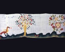 Bed Curtain and Valance, United States, 1750/1800. Creator: Unknown