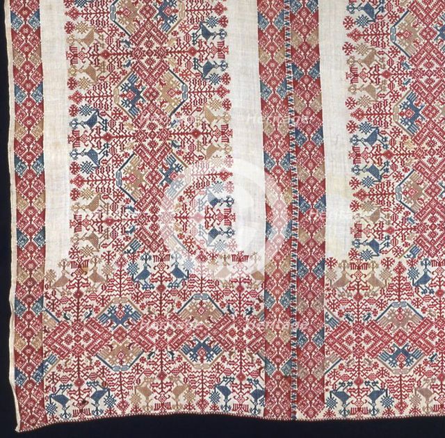 Bed Curtain, Greece, 1700/1900. Creator: Unknown.